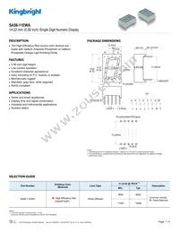 SA56-11EWA Datasheet Cover