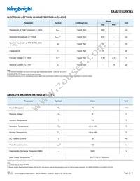 SA56-11SURKWA Datasheet Page 2