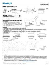 SA56-11SURKWA Datasheet Page 4