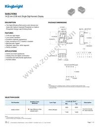 SA56-21EWA Datasheet Cover