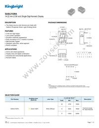 SA56-21GWA Datasheet Cover