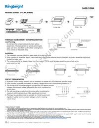 SA56-21GWA Datasheet Page 4