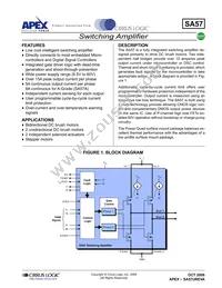 SA57-IHZ Datasheet Cover