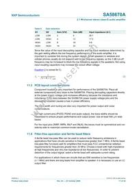 SA58670ABS Datasheet Page 17