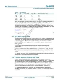 SA58671UK Datasheet Page 17