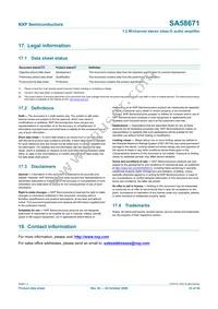 SA58671UK Datasheet Page 23