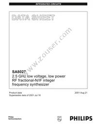 SA8027DH Datasheet Cover