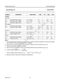 SAA1305T/N1 Datasheet Page 18