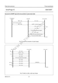 SAA1305T/N1 Datasheet Page 21