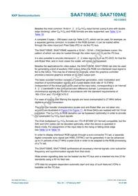 SAA7109AE/V1/G Datasheet Page 16