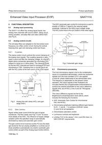 SAA7111AHZ/V4 Datasheet Page 10