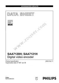 SAA7121H/V2 Datasheet Cover