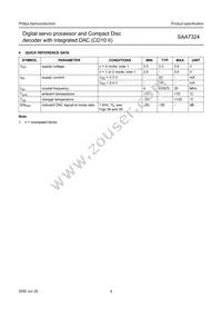 SAA7324H/M2B Datasheet Page 4