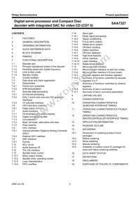 SAA7327H/T/M2B Datasheet Page 2