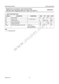 SAA7327H/T/M2B Datasheet Page 4