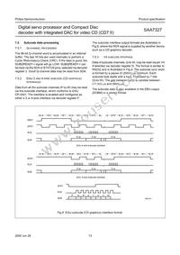 SAA7327H/T/M2B Datasheet Page 13