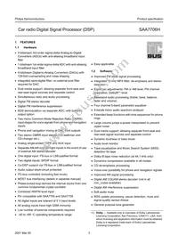 SAA7706H/N210S Datasheet Page 3