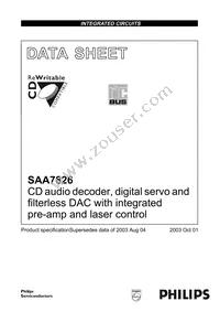 SAA7826HL/M1A Datasheet Cover