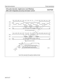 SAA7826HL/M1A Datasheet Page 16