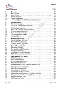 SAF-C161U-LF V1.3 Datasheet Page 5