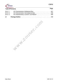 SAF-C161U-LF V1.3 Datasheet Page 10