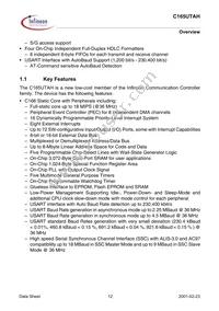 SAF-C165UTAH-LF V1.3 Datasheet Page 12