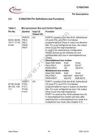 SAF-C165UTAH-LF V1.3 Datasheet Page 19