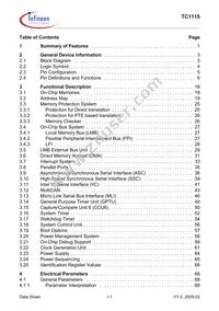 SAF-TC1115-L150EB BB Datasheet Page 5