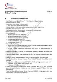 SAF-TC1115-L150EB BB Datasheet Page 7