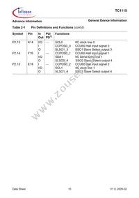 SAF-TC1115-L150EB BB Datasheet Page 16