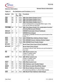 SAF-TC1115-L150EB BB Datasheet Page 20