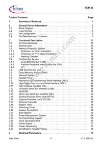 SAF-TC1130-L150EB BB Datasheet Page 5