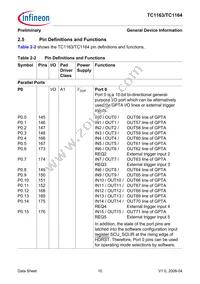 SAF-TC1164-128F80HL AB Datasheet Page 14