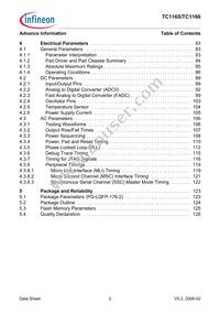 SAF-TC1165-192F80HL AA Datasheet Page 6