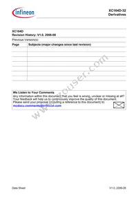 SAF-XC164D-32F40F BB Datasheet Page 4