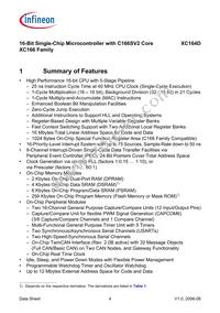 SAF-XC164D-32F40F BB Datasheet Page 6