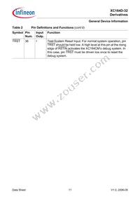 SAF-XC164D-32F40F BB Datasheet Page 13