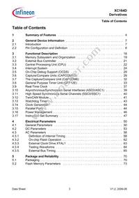 SAF-XC164D-8F40F BB Datasheet Page 5