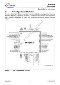 SAF-XC164GM-16F40F BA Datasheet Page 10