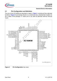 SAF-XC164KM-16F40F BA Datasheet Page 10