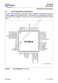 SAF-XC164LM-16F40F BA Datasheet Page 10