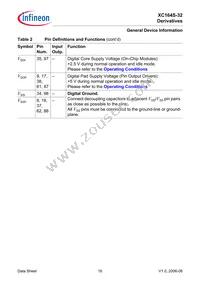 SAF-XC164S-32F40F BB Datasheet Page 18