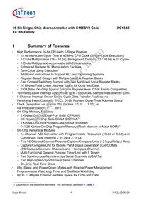 SAF-XC164S-8F40F BB Datasheet Page 6
