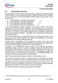 SAF-XC164S-8F40F BB Datasheet Page 22