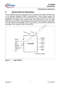 SAF-XC164SM-16F40F BA Datasheet Page 9