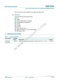 SAF7849HL/M295 Datasheet Page 3