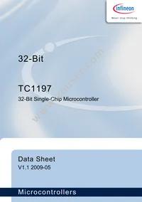 SAK-TC1197-512F180E AC Datasheet Cover