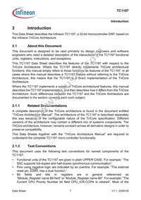 SAK-TC1197-512F180E AC Datasheet Page 11