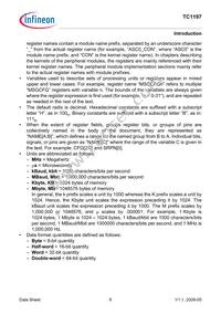 SAK-TC1197-512F180E AC Datasheet Page 12