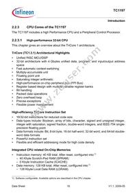 SAK-TC1197-512F180E AC Datasheet Page 20